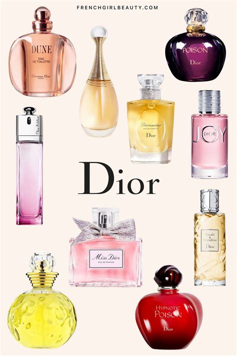 christian dior fragrances list|christian dior fragrance for women.